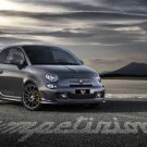 Fiat 500 Abarth 595 Competizione Car Poster Print on 10 mil Archival Satin Paper 16" x 12"