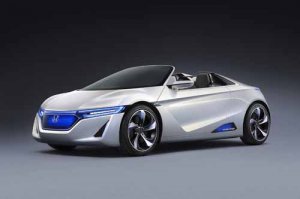 Honda EV-STER Concept Car Poster Print on 10 mil Archival Satin Paper 36" x 24"