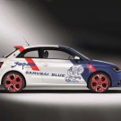 Audi A1 SAMURAI BLUE Car Poster Print on 10 mil Archival Satin Paper 16" x 12"