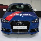 Audi A1 SAMURAI BLUE Car Poster Print on 10 mil Archival Satin Paper 36" x 24"