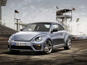 Volkswagen Beetle R Concept Car Poster Print on 10 mil Archival Satin Paper 20" x 15"