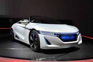 Honda EV-STER Concept Car Poster Print on 10 mil Archival Satin Paper 24" x 18"