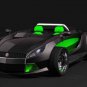 Dartz Jo-MoJo (2012) Green Car Poster Print on 10 mil Archival Satin Paper 16" x 12"