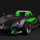 Dartz Jo-MoJo (2012) Green Car Poster Print on 10 mil Archival Satin Paper 36" x 24"