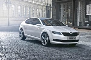 Skoda Vision D Concept Car Poster Print on 10 mil Archival Satin Paper 16" x 12"
