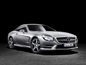 Mercedes-Benz SL Coupe (2012) Car Poster Print on 10 mil Archival Satin Paper 36" x 24"