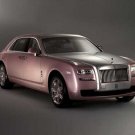 Rolls-Royce Rose Quartz Ghost Car Poster Print on 10 mil Archival Satin Paper 16" x 12"