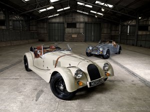 Morgan Roadster Sport Duo Car Poster Print on 10 mil Archival Satin Paper 16" x 12"