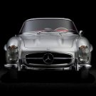 Mercedes-Benz 300 SL (1957) Car Poster Print on 10 mil Archival Satin Paper 16" x 12"