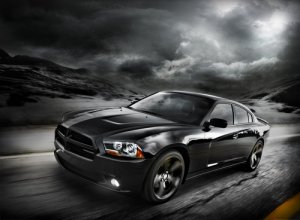 Dodge Charger Blacktop Edition (2012) Car Poster Print on 10 mil Archival Satin Paper 20" x 15"