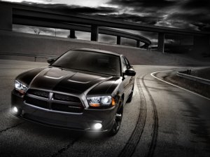 Dodge Charger Blacktop Edition (2012) Car Poster Print on 10 mil Archival Satin Paper 20" x 15"