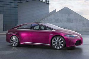 Toyota NS4 Plug-in Hybrid Concept Car Poster Print on 10 mil Archival Satin Paper 36" x 24"