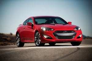 Hyundai Genesis Coupe (2013) Car Poster Print on 10 mil Archival Satin Paper 24" x 18"