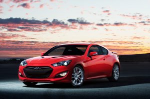 Hyundai Genesis Coupe (2013) Car Poster Print on 10 mil Archival Satin Paper 36" x 24"