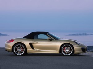 Porsche Boxster (2013) Car Poster Print on 10 mil Archival Satin Paper 36" x 24"