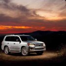 Lexus LX 570 (2013) Car Poster Print on 10 mil Archival Satin Paper 20" x 15"