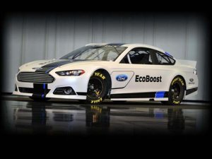 Ford Fusion NASCAR Sprint Cup Car Poster Print on 10 mil Archival Satin Paper 16" x 12"