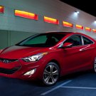 Hyundai Elantra Coupe (2013) Car Poster Print on 10 mil Archival Satin Paper 24" x 18"