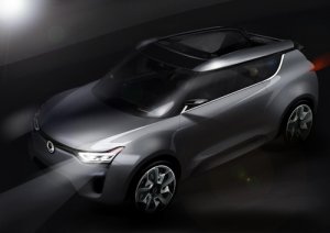 SsangYong XIV-2 Concept Car Poster Print on 10 mil Archival Satin Paper 16" x 12"