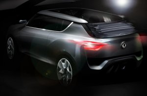 SsangYong XIV-2 Concept Car Poster Print on 10 mil Archival Satin Paper 36" x 24"