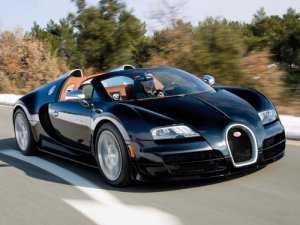 Bugatti Veyron Grand Sport Vitesse Car Poster Print on 10 mil Archival Satin Paper 16" x 12"