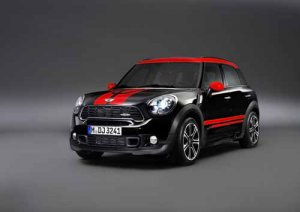 Mini John Cooper Works Countryman Car Poster Print on 10 mil Archival Satin Paper 16" x 12"
