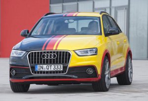 Audi MTM Q3 TFSI Quattro Car Poster Print on 10 mil Archival Satin Paper 20" x 15"