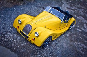 Morgan Plus E Car Poster Print on 10 mil Archival Satin Paper 20" x 15"