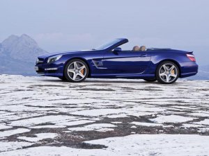 Mercedes-Benz SL 65 AMG Car Poster Print on 10 mil Archival Satin Paper 16" x 12"