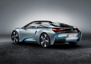 BMW i8 Spyder Concept Car Poster Print on 10 mil Archival Satin Paper 20" x 15"