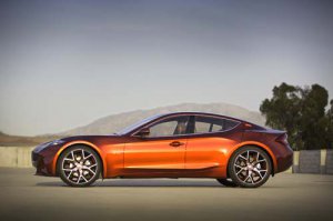 Fisker Atlantic Concept Car Poster Print on 10 mil Archival Satin Paper 20" x 15"