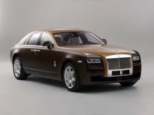 Rolls Royce Two Tone Ghost Car Poster Print on 10 mil Archival Satin Paper 20" x 15"