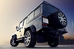 Vilner Land Rover Defender Car Poster Print on 10 mil Archival Satin Paper 16" x 12"