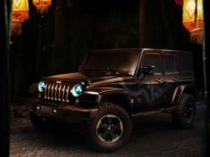 Jeep Wrangler Dragon Design Concept Car Poster Print on 10 mil Archival Satin Paper 16" x 12"
