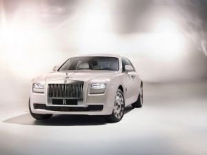 Rolls-Royce Ghost Six Senses Car Poster Print on 10 mil Archival Satin Paper 20" x 15"