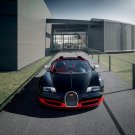 Bugatti Veyron Grand Sport Vitesse Black/Red Car Poster Print on 10 mil Archival Satin Paper 20"x15"