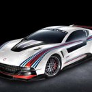 Italdesign Giugiaro Brivido Martini Racing Car Poster Print on 10 mil Archival Satin Paper 16" x 12"