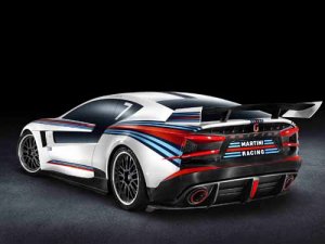 Italdesign Giugiaro Brivido Martini Racing Car Poster Print on 10 mil Archival Satin Paper 16" x 12"