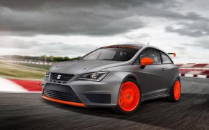 Seat Ibiza SC Trophy Car Poster Print on 10 mil Archival Satin Paper 16" x 12"