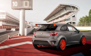 Seat Ibiza SC Trophy Car Poster Print on 10 mil Archival Satin Paper 20" x 15"