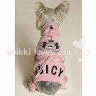 PINK Pet Dog Clothing Clothes Apparel (XS,S,M)