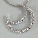 Sterling silver moon #336