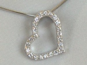 Sterling silver heart #335