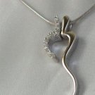 Sterling silver Lover pendant #313