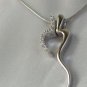 Sterling silver Lover pendant #313