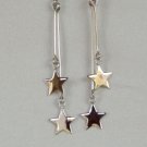 Sterling silver earrings in fire work