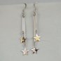 Sterling silver earrings in fire work
