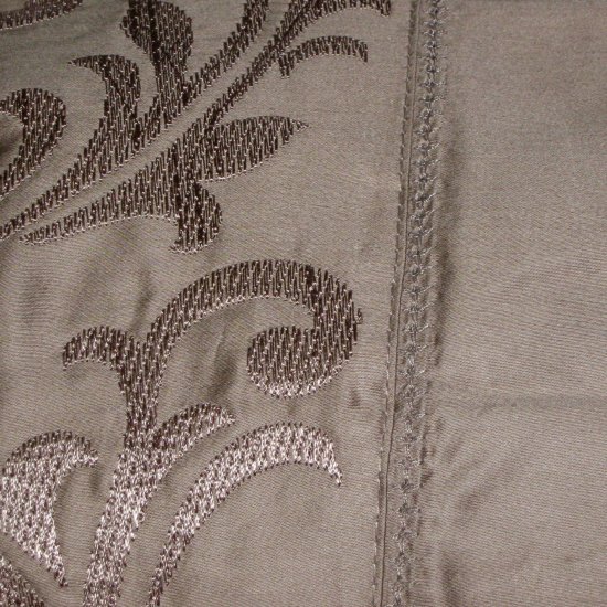 Fieldcrest Luxury TAUPE DUSK 500 TC Embroidered King Supima Sheet Set