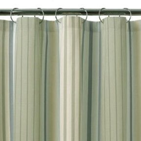 Fieldcrest Luxury Cool Stripe Shower Curtain Blue Green Fabric Target Stripe Shower Curtain Blue Green Fabric