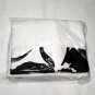 FLORAL ECLIPSE Black White Rod Pocket Curtain Panels by 100% Pure by Custom Comfort